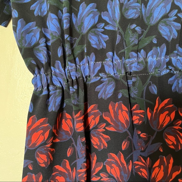 MOTHER OF PEARL silk floral print long maxi dress 8 - Picture 12 of 14